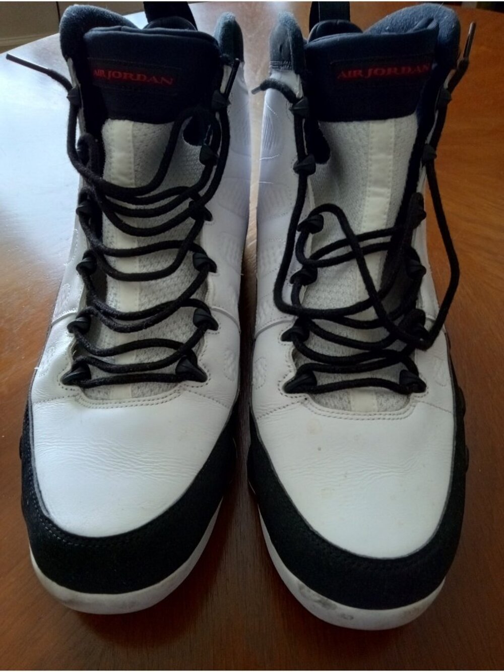 Air Jordan Retro Black  White Red Size 17 Mens 2016